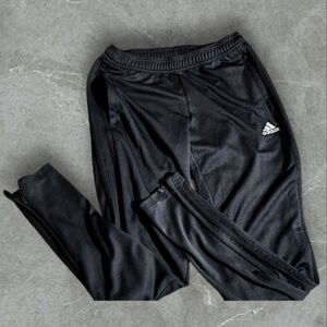 Adidas climalite joggers with zippers and Mesh Womens S